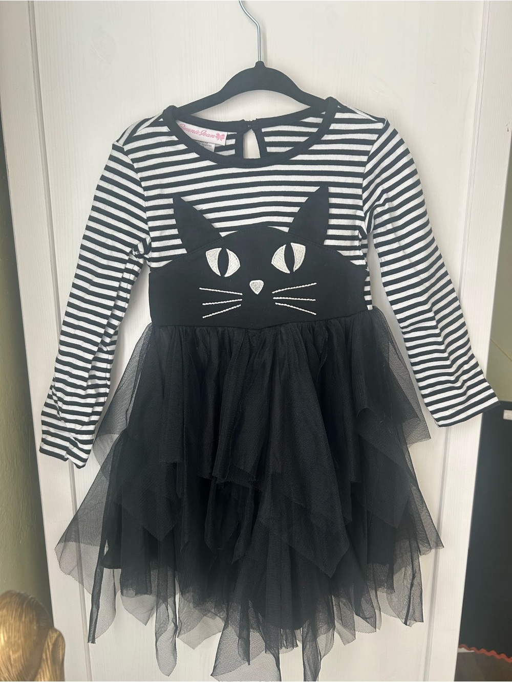 Bonnie Jean Black Cat Halloween Tutu Dress| 2Y